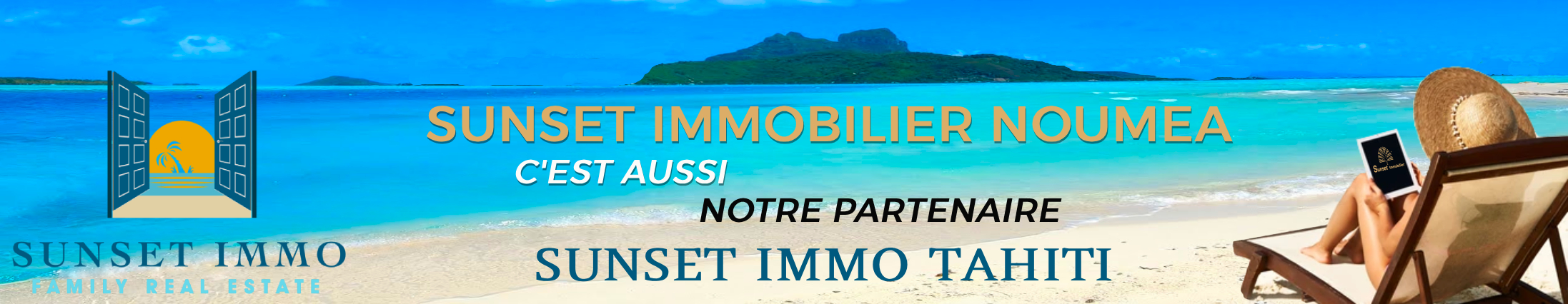 Bandeau sunset tahiti